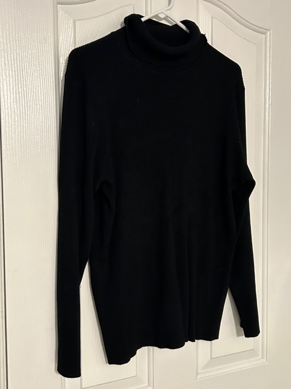Coldwater CreekBlack Ribbed Turtleneck Sweater EUC Xl